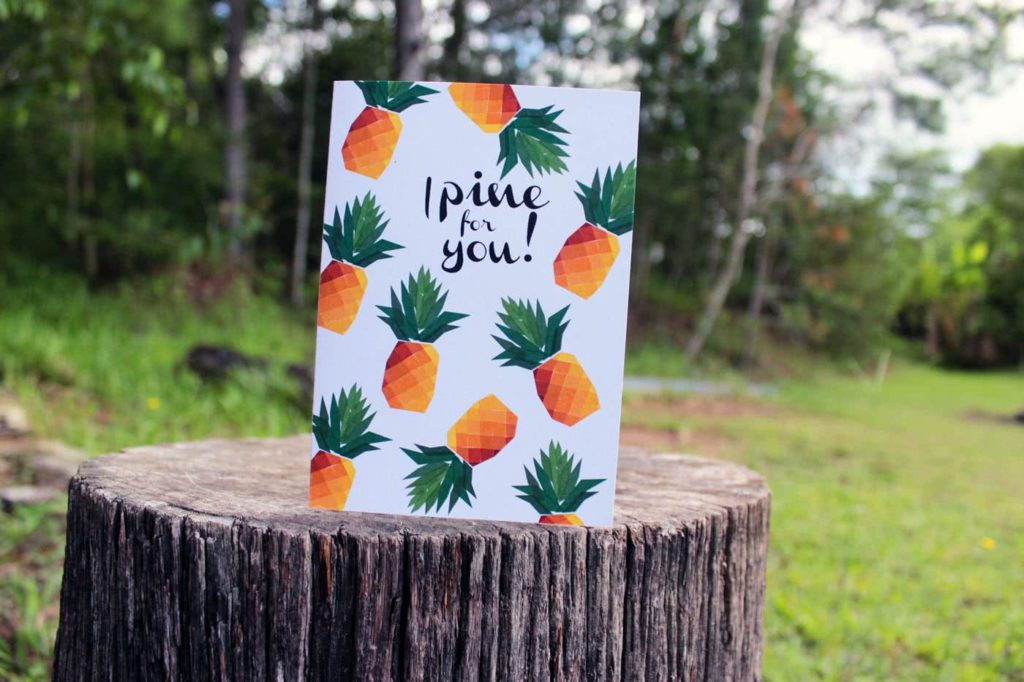 I Pine for You Greeting Card Rosie Lou