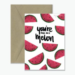 One in a Melon Greeting Card