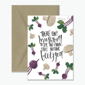 Mushroom Pun Greeting Card