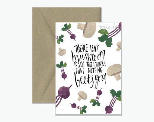 Mushroom Pun Greeting Card