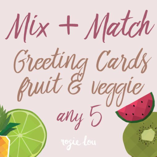Mix + Match | Fruit & Vegetable Cards - any 5