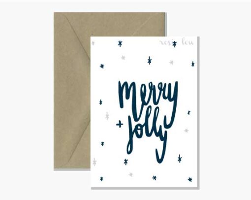 Merry and Jolly Christmas Card