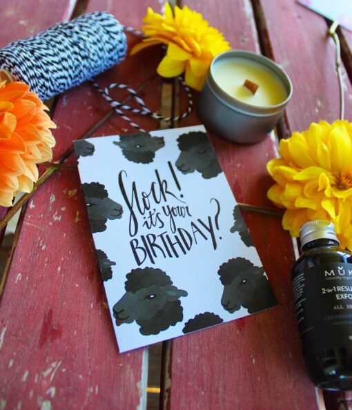 Flock its your birthday Card