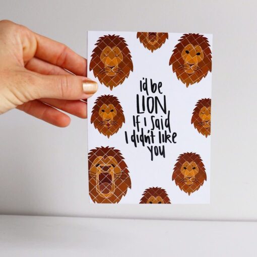 Id be lion card