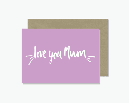 I love you Mum Greeting Card