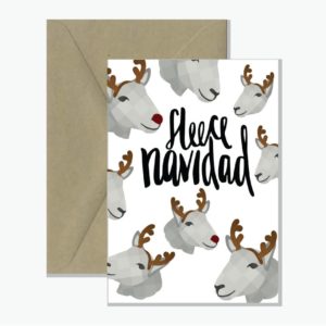 Fleece Navidad Card