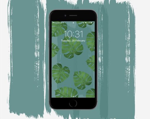 Monstera Phone Background Download