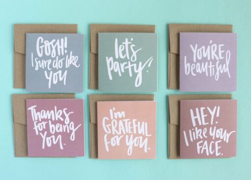 Square Greeting Card Pack