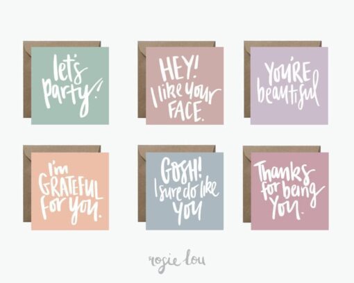 Square Greeting Card Pack