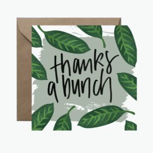 Thanks A Bunch Greeting Card