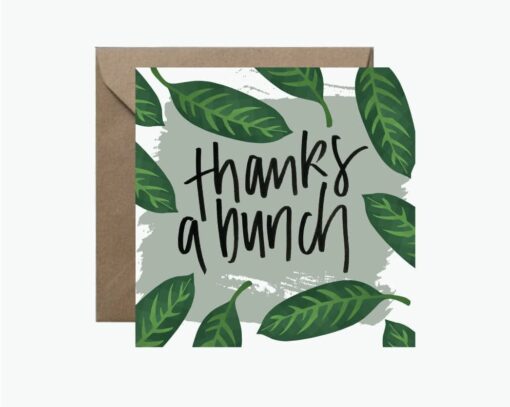 Thanks A Bunch Greeting Card