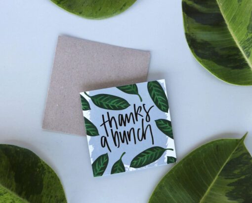 Thanks A Bunch Greeting Card