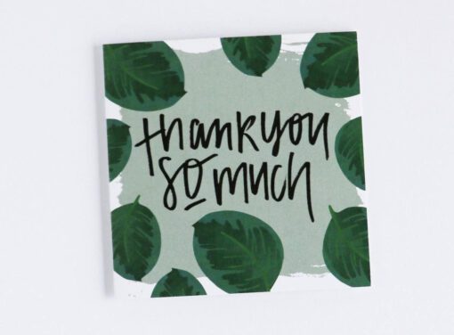 Thanks Square Greeting Card