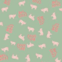 Hogs and Kisses Gift Wrap