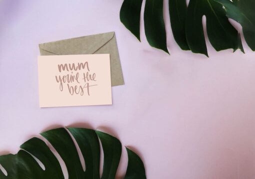 Mum You're The Best Greeting Card
