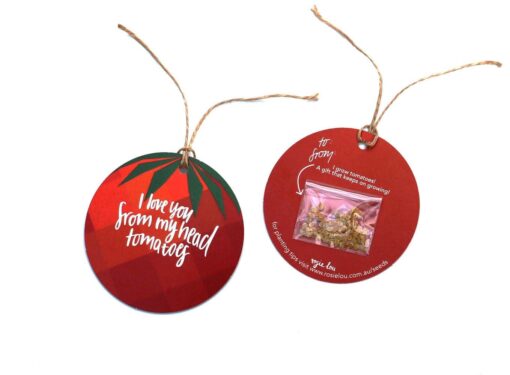 Seeded Tomatoes Pun Gift Tags