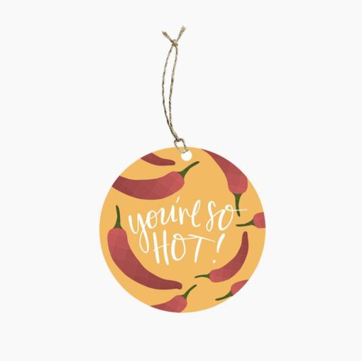 Chilli Pun Gift Tag with Seeds