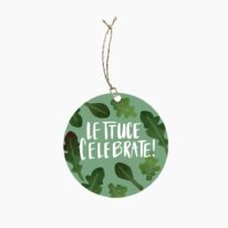 Lettuce Pun Gift Tag with Seeds