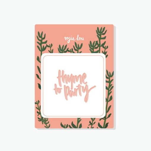 Thyme to Party gift Pack of thymeSeeds