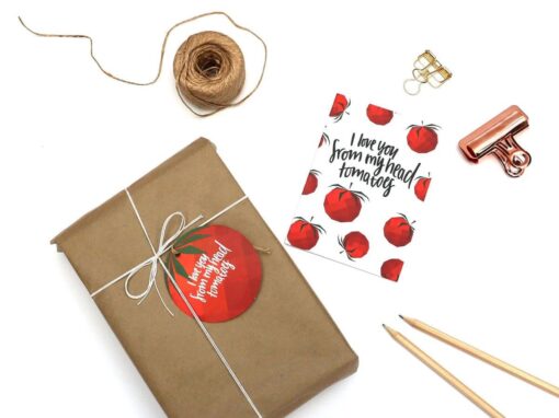 Tomatoes Gift tag and Card