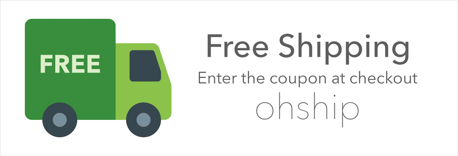 Free shipping enter coupon at checkout ohship