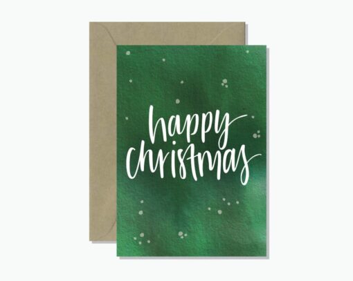 Happy Christmas Greeting Card