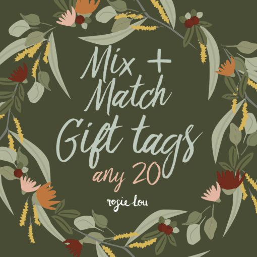 Mix + Match | Christmas Gift Tag - any 20