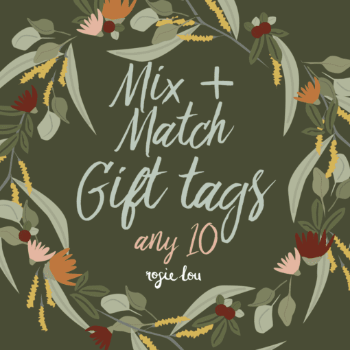 Mix + Match | Christmas Gift Tag - any 10