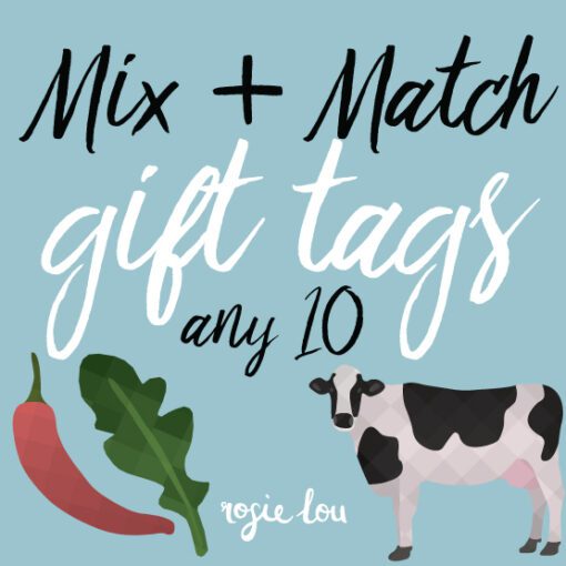 Mix + Match | Gift Tag - any 10