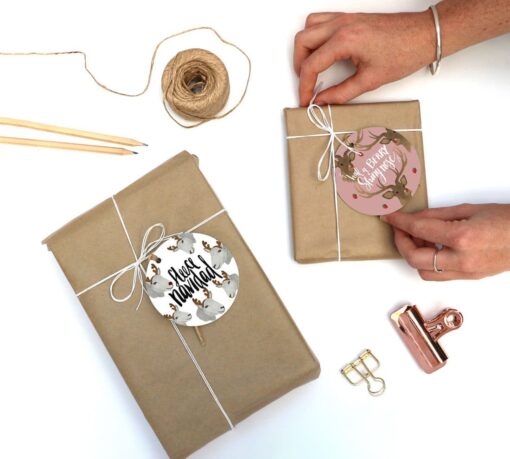 Merry Christmas Pun Gift Tags