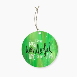 Most Wonderful Round Gift Tag