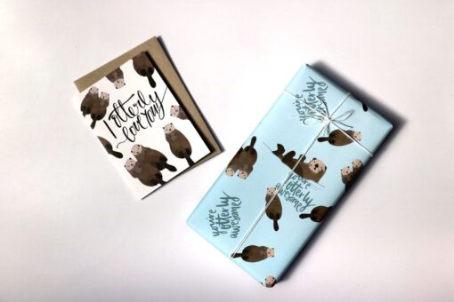 Gift Wrap | Otterly Awesome | 3pk - Image 4
