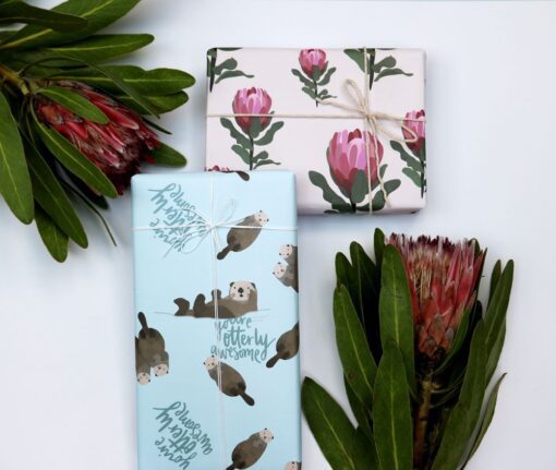 Gift Wrap | Otterly Awesome | 3pk - Image 3