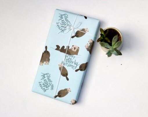 Gift Wrap | Otterly Awesome | 3pk - Image 2