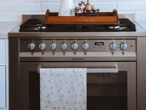 Native Leaves Tea Towel