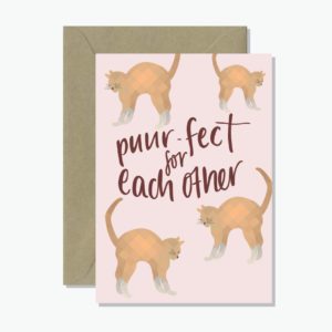 Puurfect Greeting Card