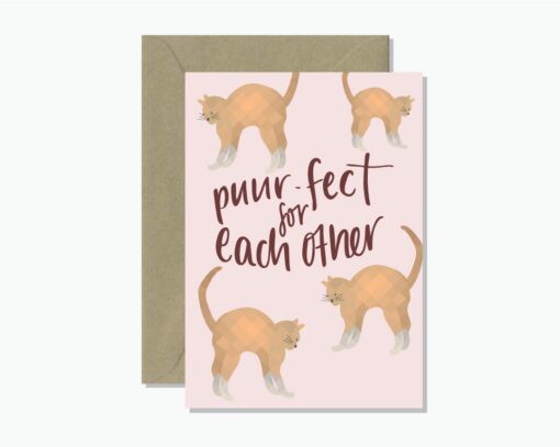 Puurfect Greeting Card