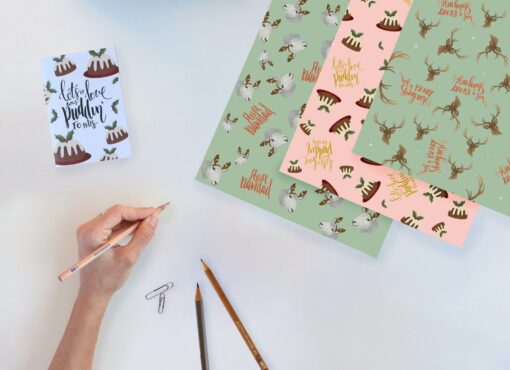 Christmas Gift Wrap | Fleece Navidad | 3pk - Image 3