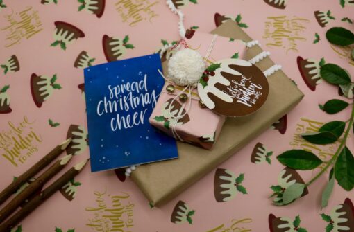 Christmas Gift Wrap | Lots of Love was Puddin to this | 3pk - Image 3