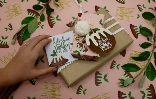 Christmas Gift Wrap | Lots of Love was Puddin to this | 3pk - Image 4