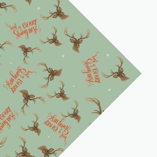 Christmas Gift Wrap | Had a Berry Shiny Nose | 3pk