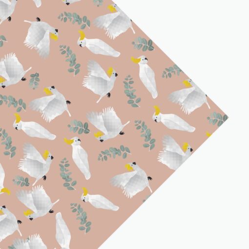Gift Wrap | Coral the Cockatoo | 3pk