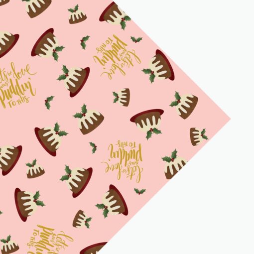 Christmas Gift Wrap | Lots of Love was Puddin to this | 3pk