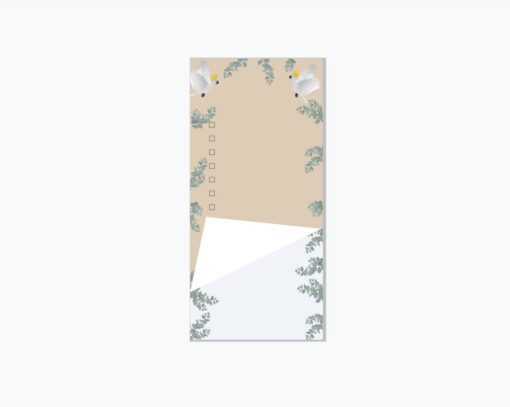 Cockatoo Notepad Inside