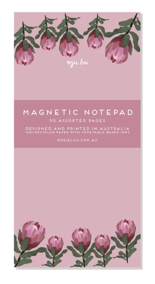 Perfect Protea Magnetic Notepad
