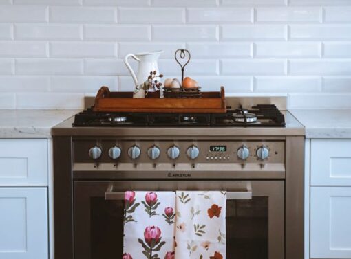 Protea and Poppy Tea Towel