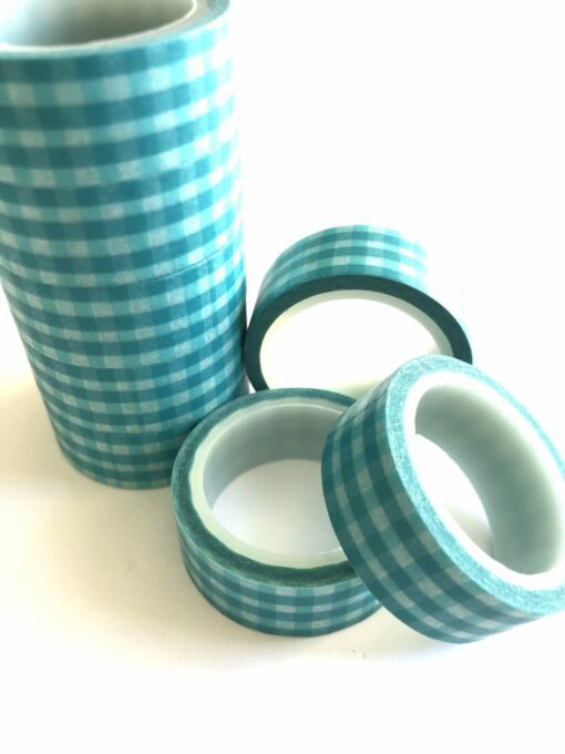 Rosie Lou Washi Tape Emerald Gingham