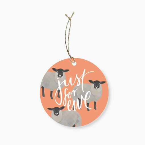 Just For Ewe Gift Tag