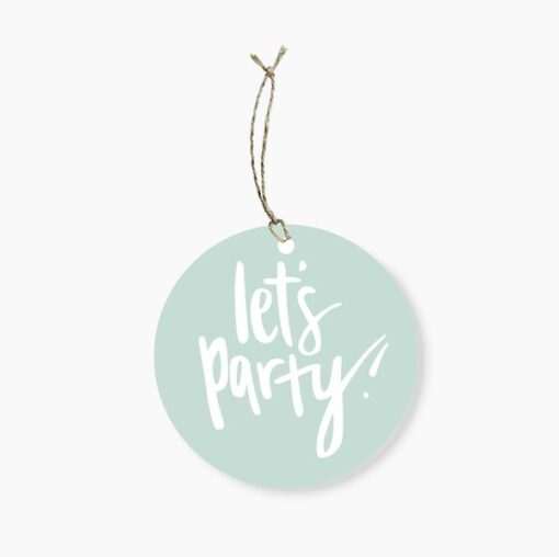 Let's Party Gift Tag