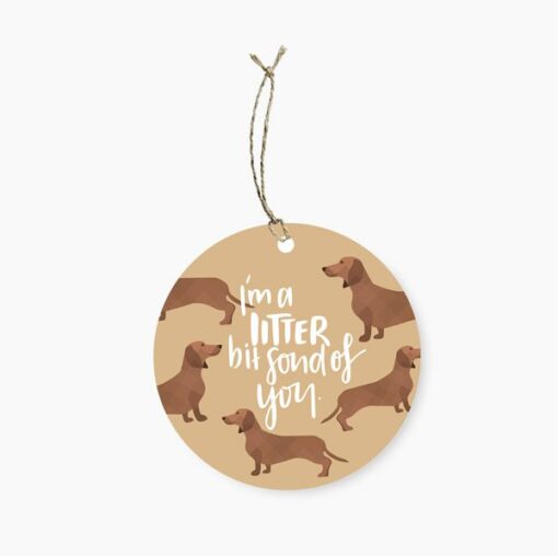 Litter Bit Fond Gift Tag